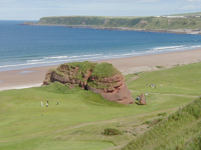 The 11th green and 15th tee at Cullen Golf Course.