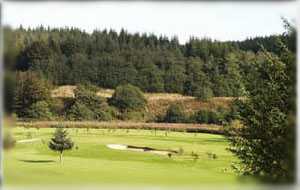 Huntly golf course with the Burn and Forrest in the background